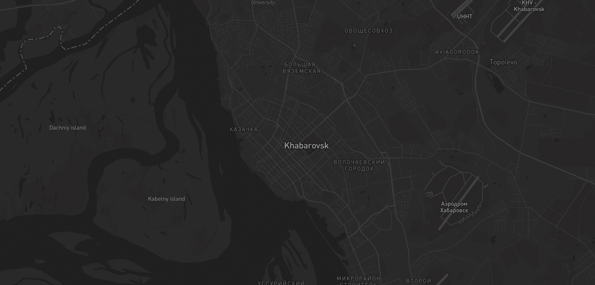Карта в Хабаровске
