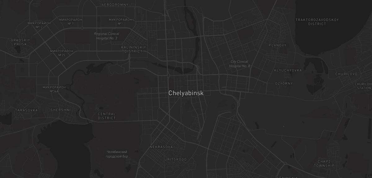 Карта в Челябинске