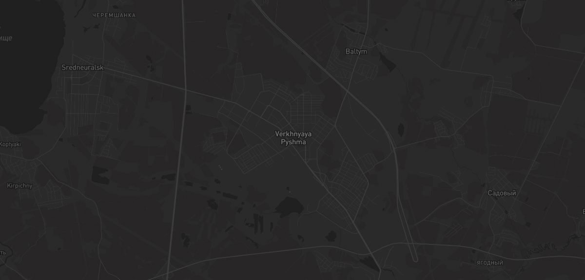 Карта в Верхней Пышме