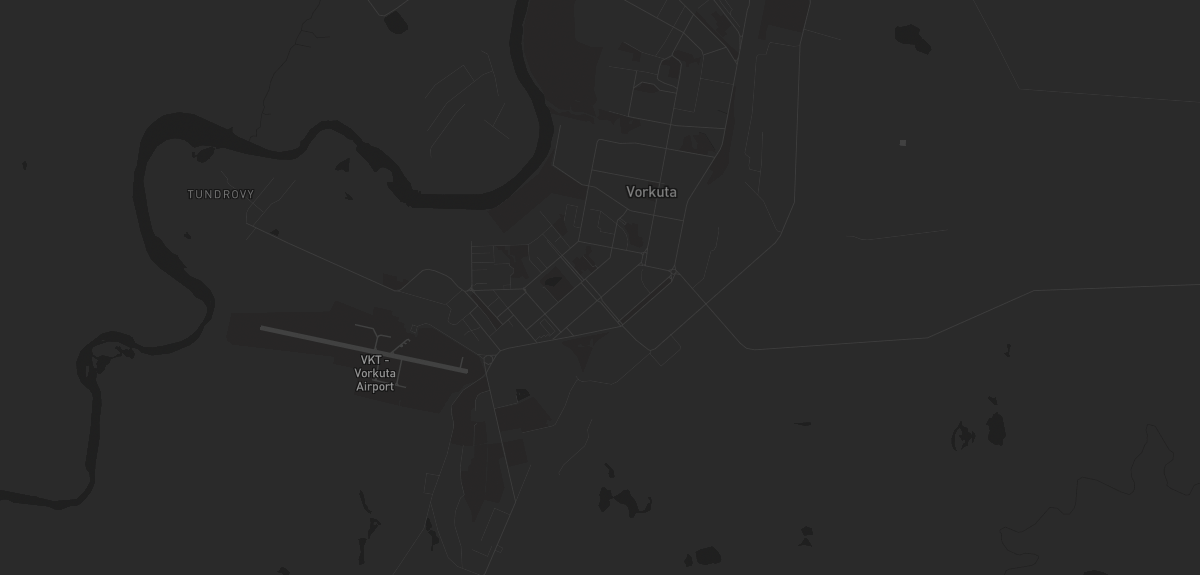 Карта в Воркуте