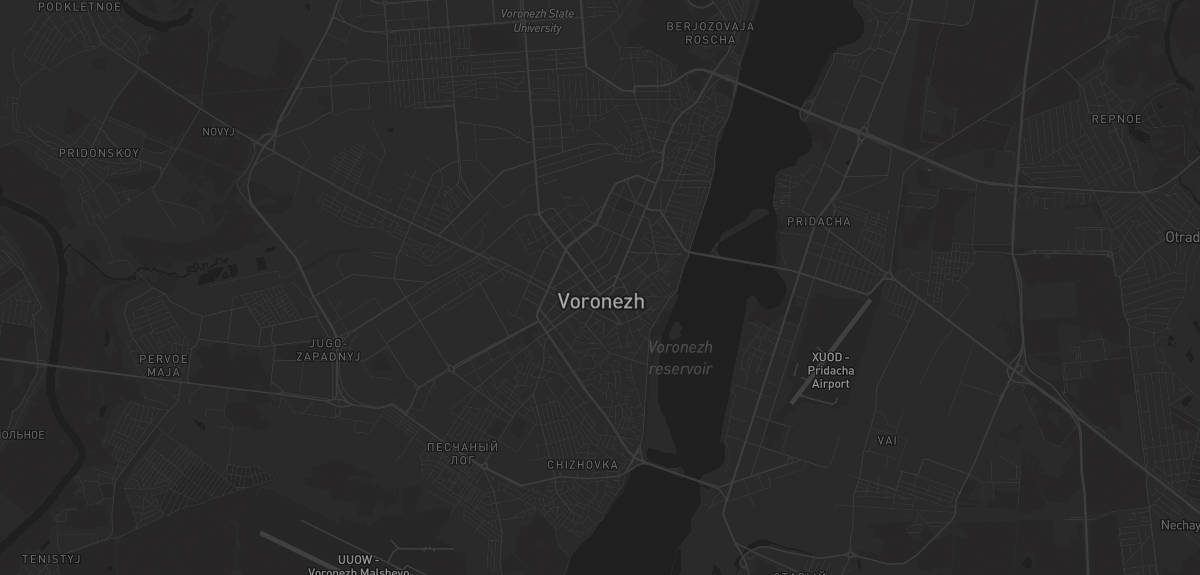 Карта в Воронеже