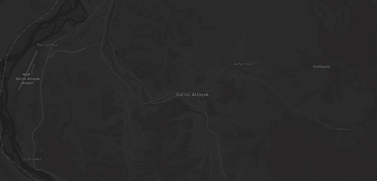 Карта в Горно-Алтайске