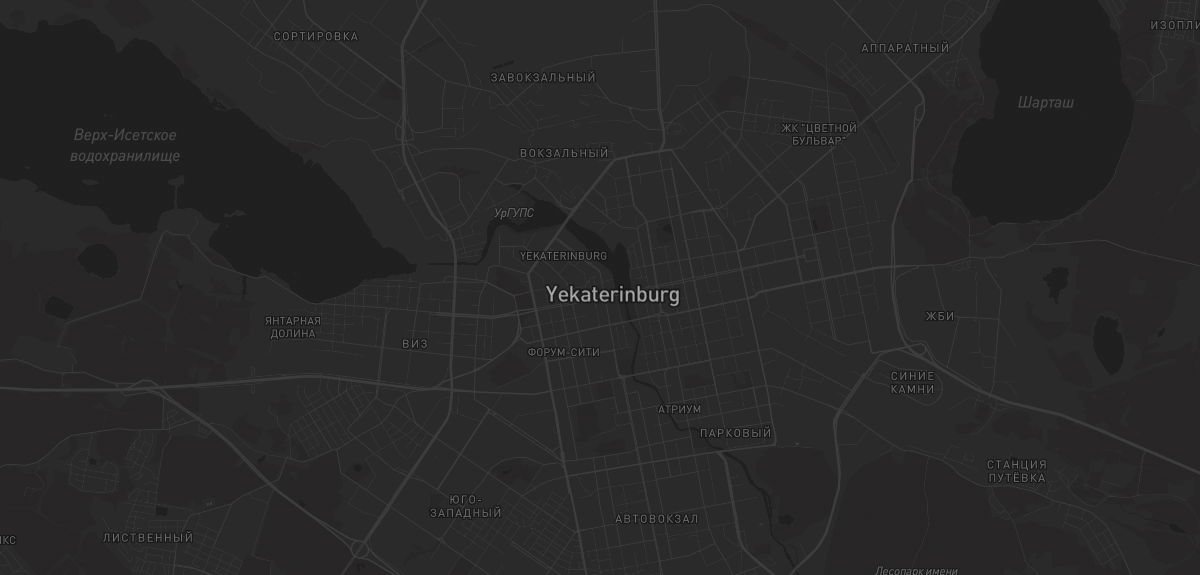 Карта в Екатеринбурге