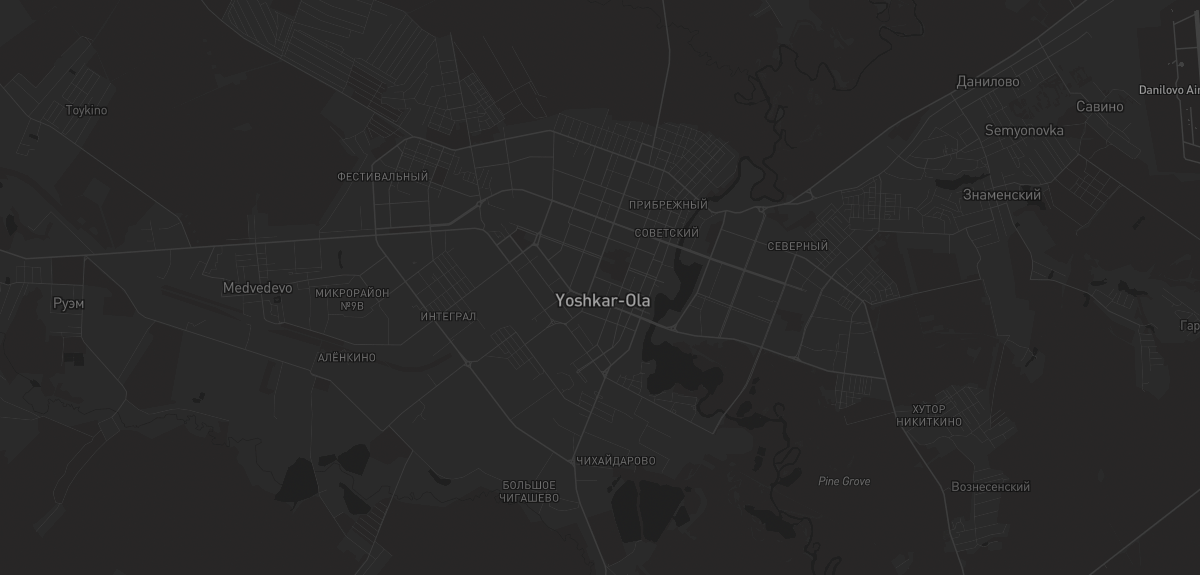Карта в Йошкар-Оле