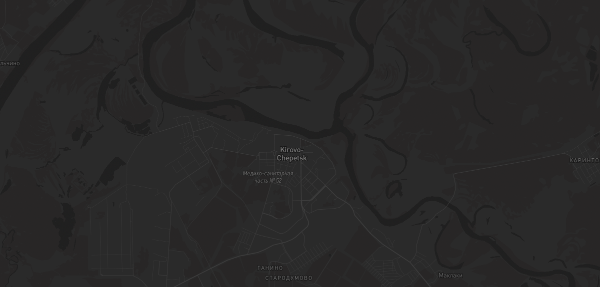 Карта в Кирово-Чепецке