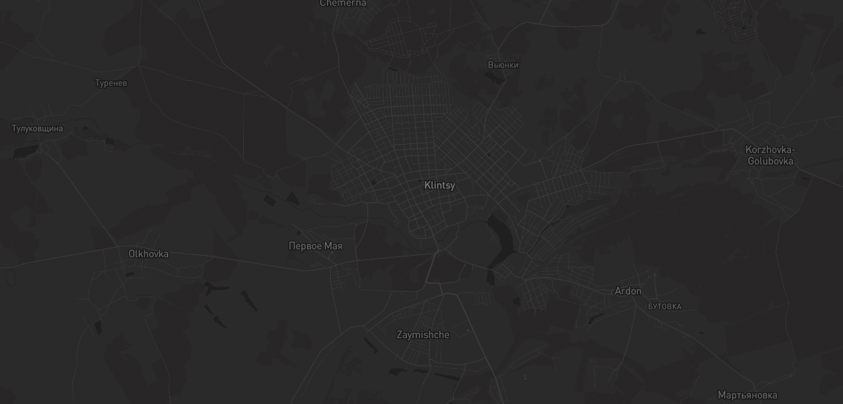 Карта в Клинцах