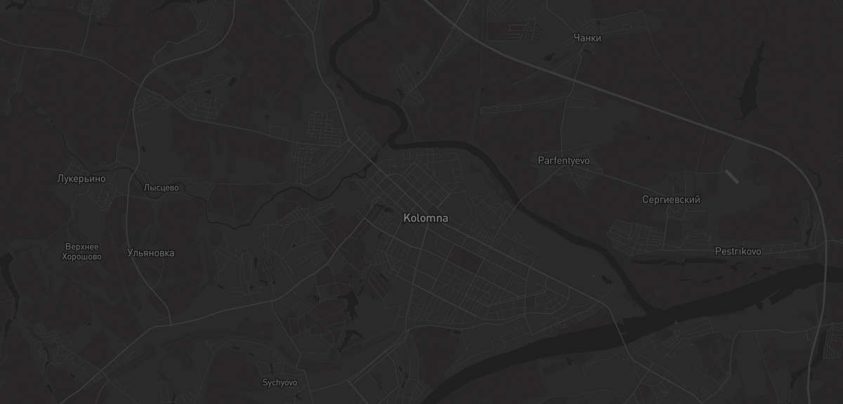 Карта в Коломне