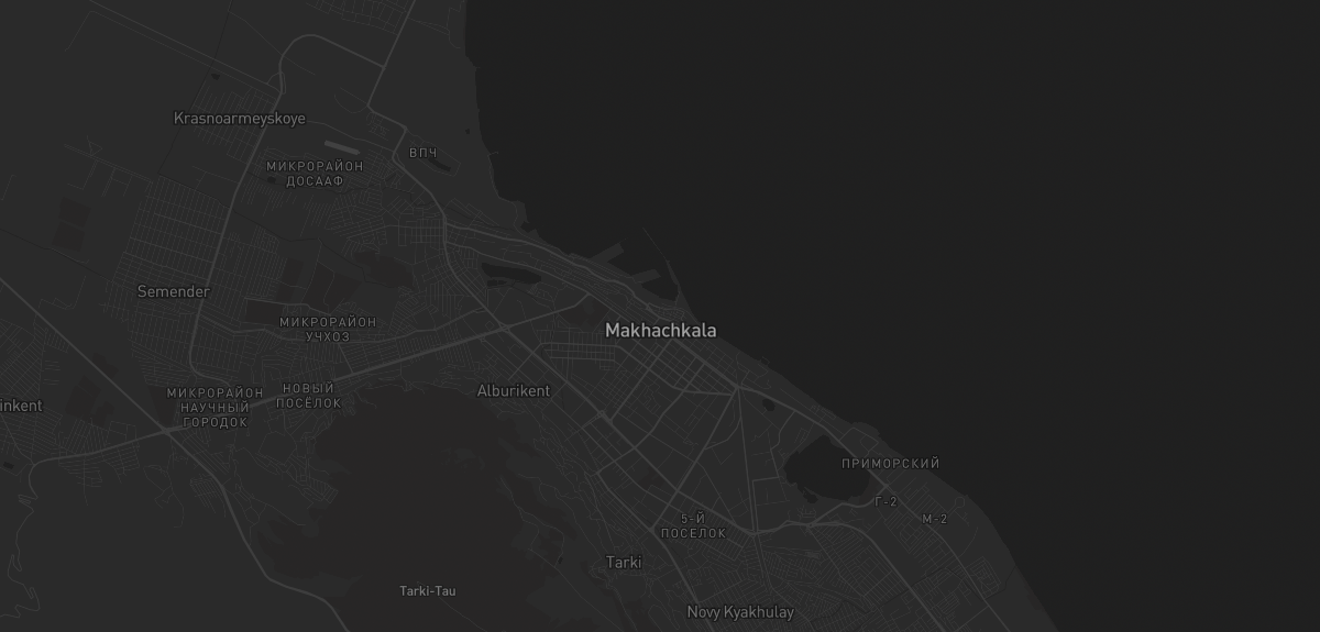 Карта в Махачкале