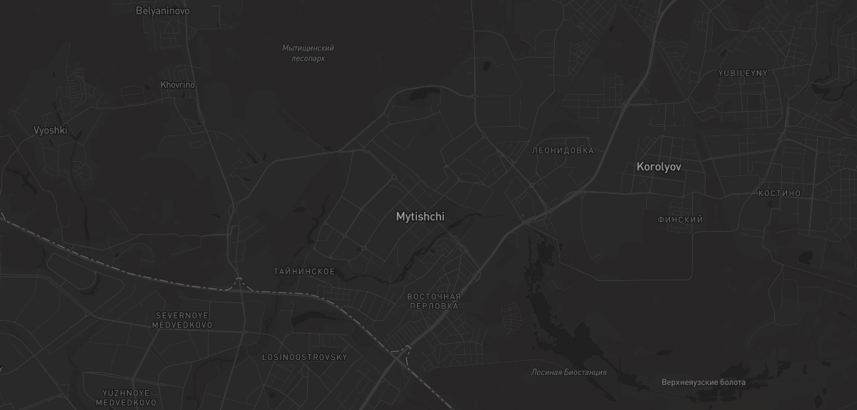 Карта в Мытищах