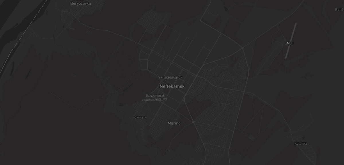 Карта в Нефтекамске