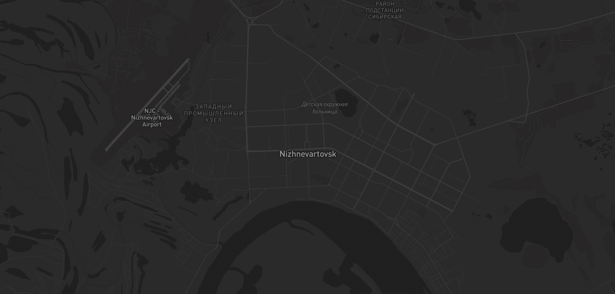 Карта в Нижневартовске