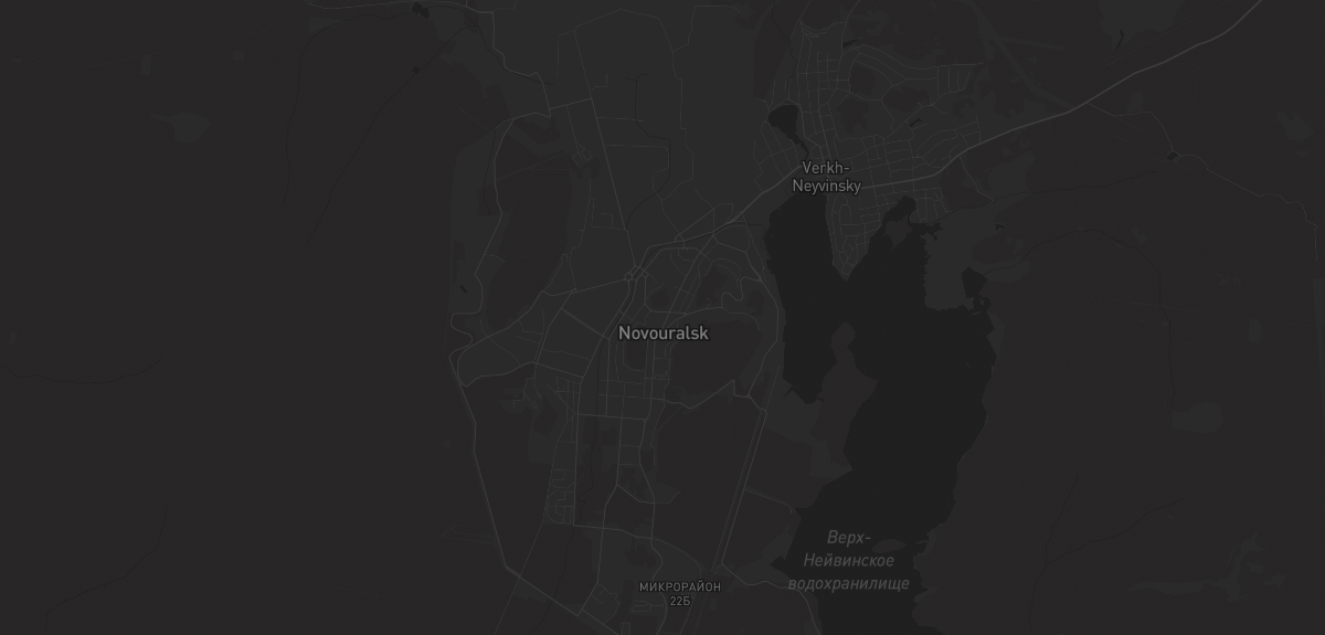 Карта в Новоуральске
