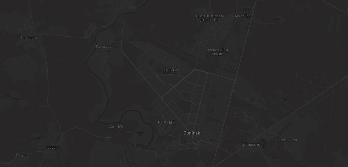 Карта в Обнинске