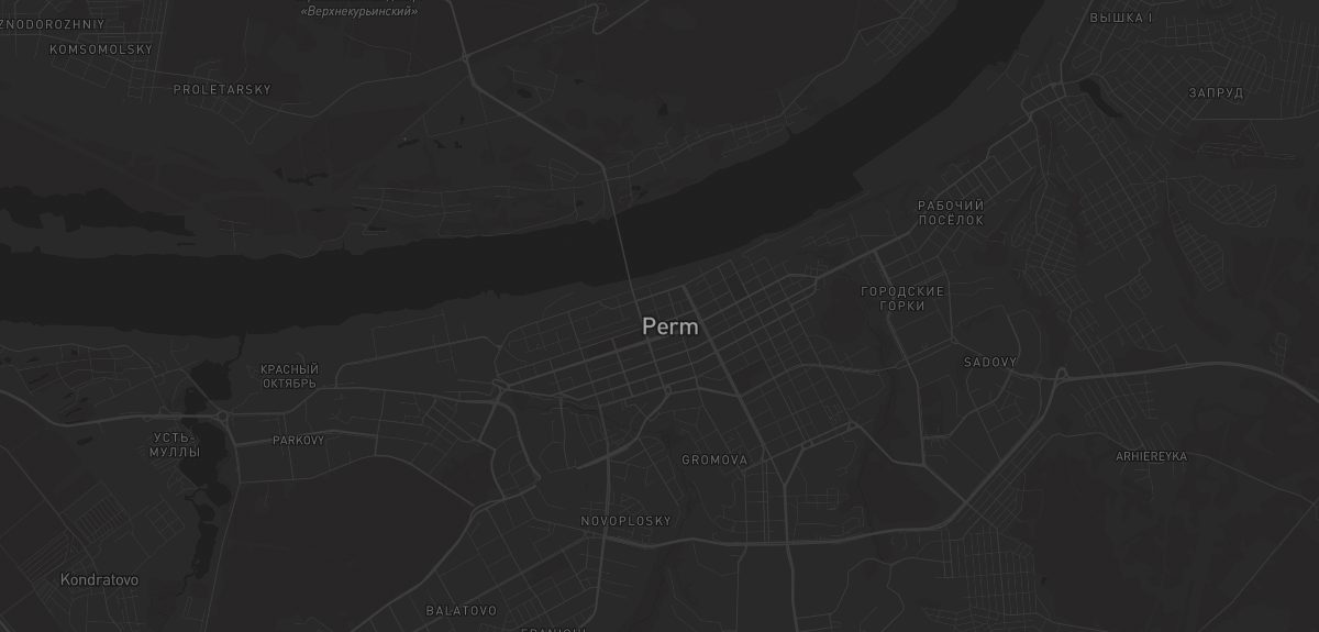 Карта в Перми