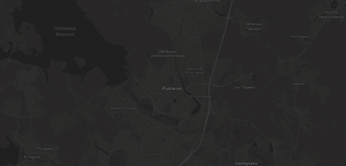 Карта в Пушкине