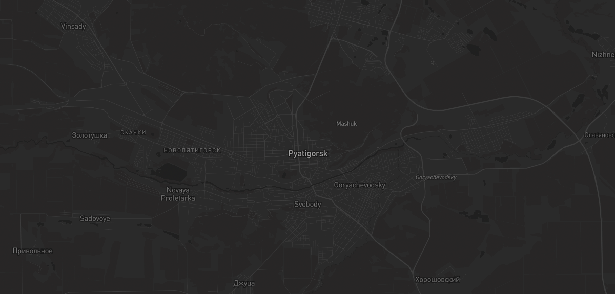 Карта в Пятигорске