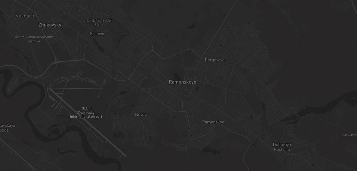 Карта в Раменском