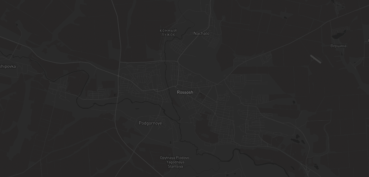 Карта в Россоши