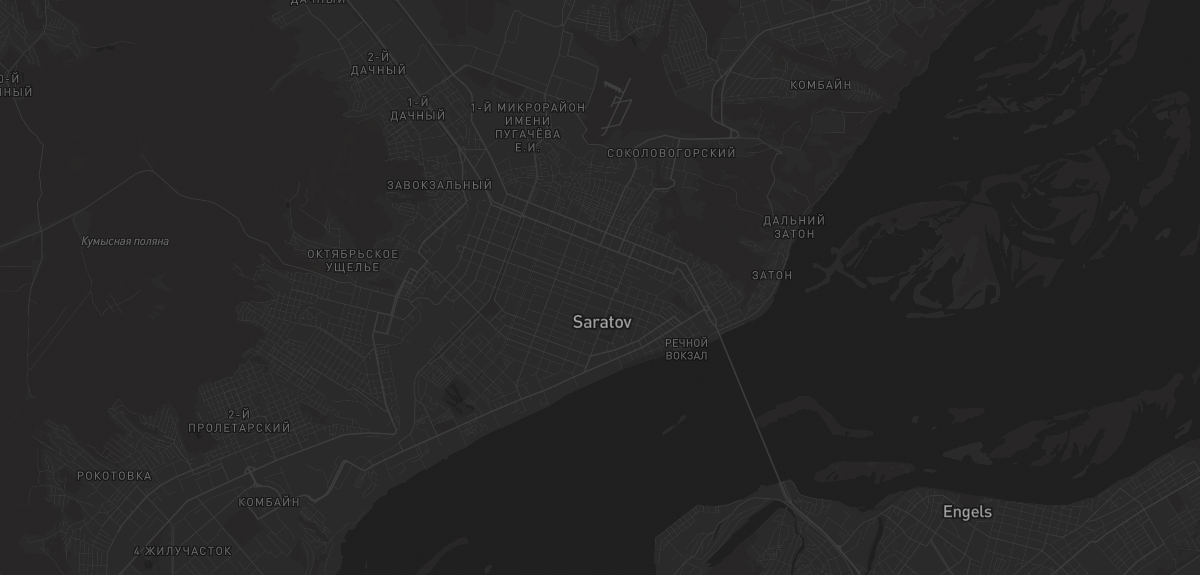 Карта в Саратове