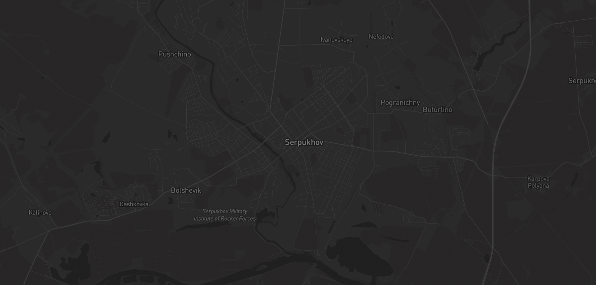 Карта в Серпухове