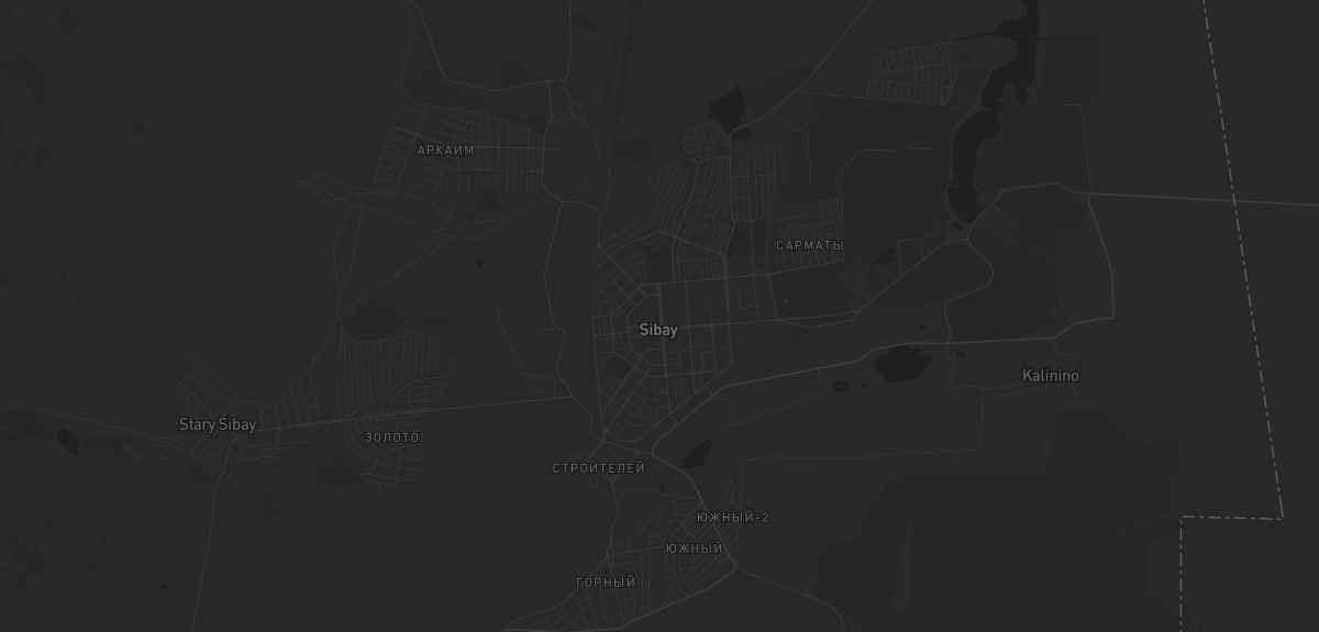 Карта в Сибае