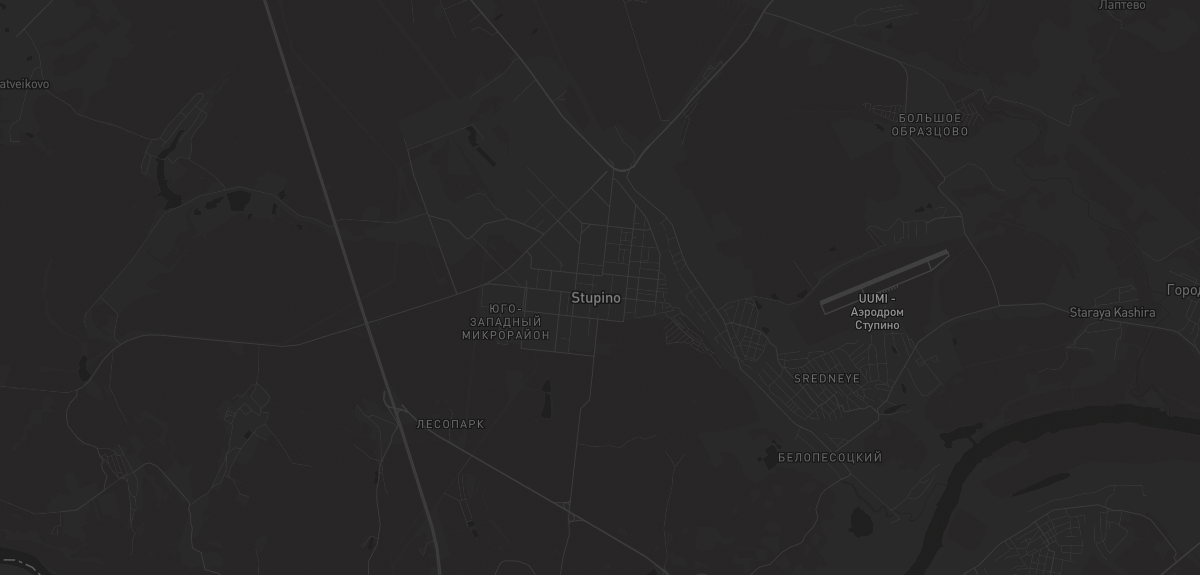 Карта в Ступине