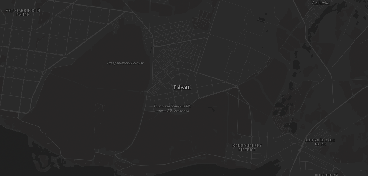 Карта в Тольятти