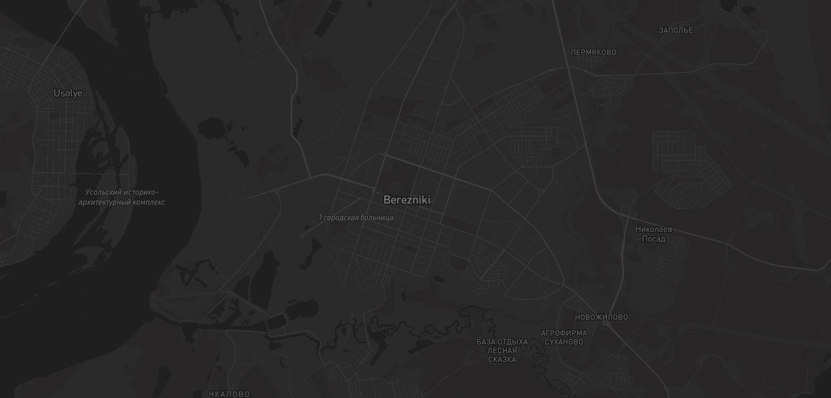 Карта в Березниках