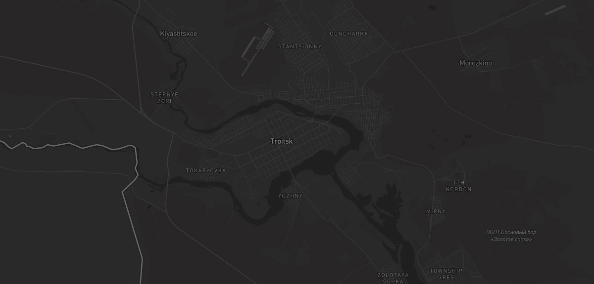 Карта в Троицке